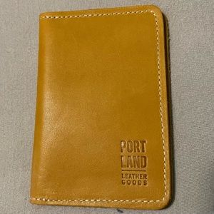 Portland Leather passport holder